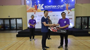 Neng Mawar Koencir Meriahkan Turnamen Badminton Kontan Cup 2024, Ini Kata Wamenpora Taufik Hidayat