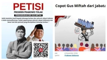 Petisi Penolakan Pengunduran Diri Gus Miftah Kalah Telak, 2 Hari Hanya 411 Tanda Tangan