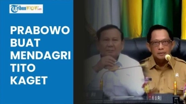 Video Prabowo dan Mayor Teddy Mendadak Sidak Rapat Koordinasi Inflasi, Buat Mendagri Tito Terkejut