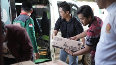 GP Ansor Distribusikan Bantuan Kemanusiaan untuk Korban Banjir & Longsor di Sukabumi hingga Banten