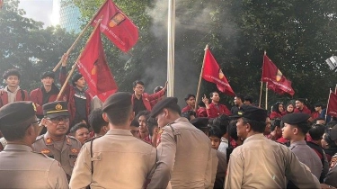 Ikatan Mahasiswa Muhammadiyah Demo di KPK Desak Harun Masiku Segera Ditangkap, Sempat Ricuh