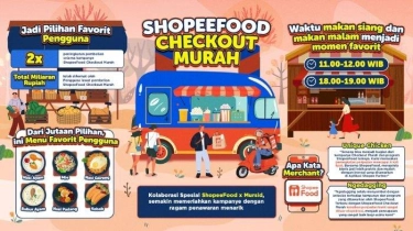 ShopeeFood Checkout Makin Diminati Pelanggan, Pembelian Bertumbuh hingga 2x Lipat