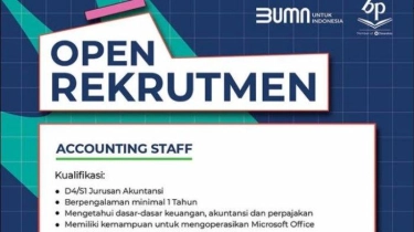 Lowongan Kerja Balai Pustaka Posisi Accounting Staff bagi Lulusan D-4 dan S-1, Ini Kualifikasinya