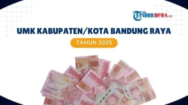 Daftar UMK 2025 di Kabupaten dan Kota Bandung Raya, Terendah Sumedang Rp3.732.088,02