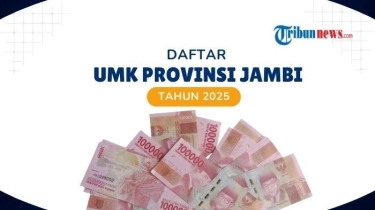 Daftar UMK Pemprov Jambi 2025, Kota Jambi Tertinggi dengan Nominal Rp3.607.223