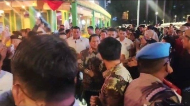 Tiba di Menit-menit Akhir, Presiden Prabowo Hadiri Perayaan Tahun Baru 2025 di Bundaran HI