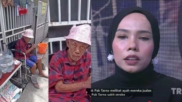 Pak Tarno Tetap Jualan Meski Sakit Stroke, Sang Anak: Dua Hari Aku Nangis