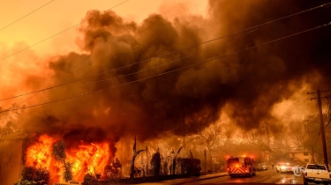 BREAKING NEWS: 10.000 Bangunan Hangus Terbakar di Los Angeles AS, 180.000 Orang Mengungsi