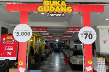 Gramedia Gelar Buka Gudang, Harga Buku Mulai dari Rp 5.000