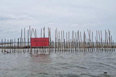 KKP Segel Pembangunan Pagar Laut di Bekasi