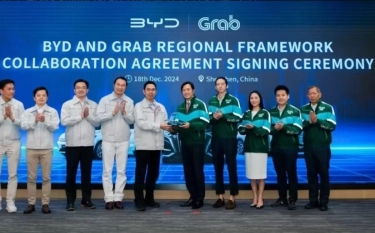 Bisnis Taksol Makin Sengit, Kemitraan BYD-Grab akan Sediakan 50 Ribu Armada EV Baru se-Asia Tenggara