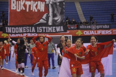 Indonesia Menang dari Hongkong 5-0, Timnas Futsal Putri Juara Grup