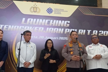 Luncurkan Desk Ketenagakerjaan, Kapolri Harap Bisa Selesaikan Masalah Pekerja