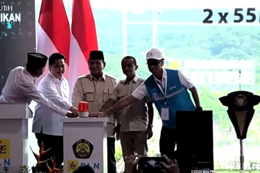 Prabowo Resmikan PLTA Jatigede dan Puluhan Proyek Tenaga Listrik di 17 Daerah