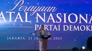 Di Acara Natal Demokrat, AHY Kenang Hampir 10 Tahun Jadi Oposisi Jokowi 