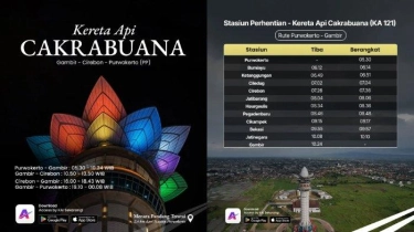 Jadwal Keberangkatan KA Cakrabuana per 1 Februari 2025, Ini Harga Tiketnya