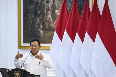 Apa yang Disampaikan Prabowo Sebelum Minta Wartawan Keluar Ruang Sidang Kebinet?