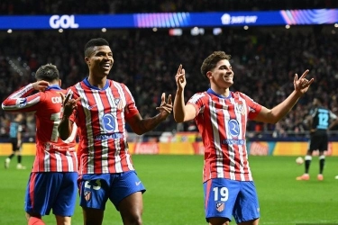 Hasil Atletico Madrid Vs Leverkusen 2-1, Pasukan Simeone 