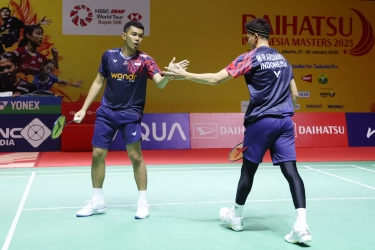 Fajar/Rian Melaju ke Perempat Final Usai Tundukkan Ganda Malaysia