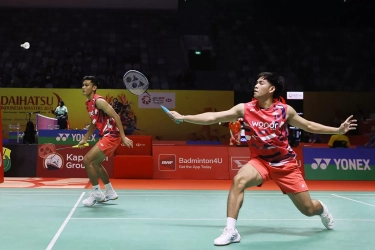 Fikri/Daniel Terhenti di Indonesia Masters 2025, Ganda Putra Tuan Rumah Andalkan Fajar/Rian dan The Daddies