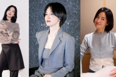 4 Gaya Rambut Pendek Song Hye Kyo, Fresh dan Elegan