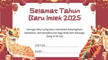 40 Kartu Ucapan Imlek 2025 Desain Terbaru Shio Ular Kayu, Beserta Cara Edit dan Download