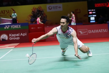 Jonatan Christie Lolos ke Semifinal Indonesia Masters 2025, Putri KW Tersingkir di Perempat Final