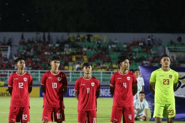 Timnas U20 Indonesia Vs Yordania 0-1, Galeri Foto Aksi Dony Tri dkk.