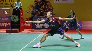 Hasil Perempat Final Indonesia Masters 2025: Rinov/Lisa Menang Comeback, Jorji Mundur