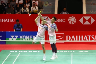 Fajar/Rian Pelajari Permainan Kedren/Dechapol untuk Menghadapi  Semifinal Indonesia Masters 2025