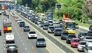 Puncak Arus Lalu Lintas Libur Panjang 25 dan 29 Januari, Korlantas Polri Terapkan Contraflow di Beberapa Ruas Jalan Tol