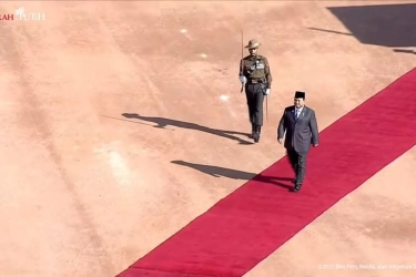 Awali Kunker di India, Prabowo Ikuti Upacara Kenegaraan di Rashtrapati Bhavan