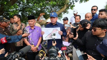 Kades Kohod Dikawal 'Paspampres' saat Menteri Nusron Sidak Lahan Pagar Laut di Tangerang