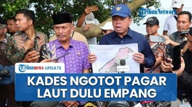 Video Debat dengan Menteri ATR/BPN Nusron Wahid, Kades Kohod Ngotot Pagar Laut Dulunya Empang