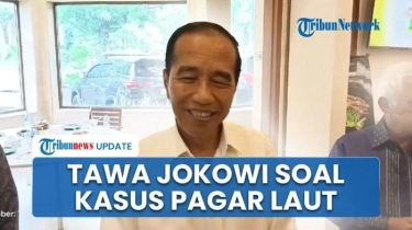 Video Tawa Jokowi soal Sertifikat HGB Pagar Laut Tangerang yang Terbit di Eranya: Dicek Aja