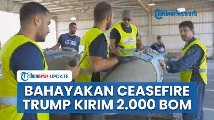 Video Donald Trump Perintahkan Pentagon Kirim Bom 2.000 Pound ke Israel, Jadi Ancaman Baru?