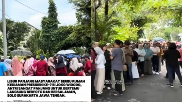 Jadi Destinasi Wisata Baru, Rumah Jokowi di Solo Diserbu saat Libur Panjang: Antrean Panjang!