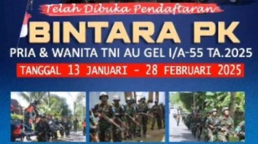 Syarat Daftar Bintara PK TNI AU Gelombang 1 2025, Terbuka bagi Lulusan SMA/MA, SMK, dan D3