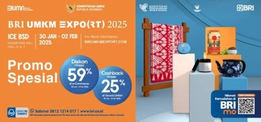 Para Pencinta UMKM Merapat, Nikmati Diskon hingga 59% di BRI UMKM EXPO(RT) 2025!