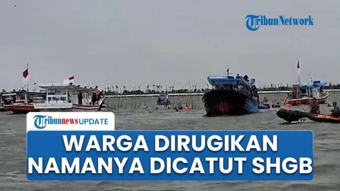 Video Warga Kohod Akui Rugi Namanya Dicatut di SHGB, Sebut Tak Ajukan Sertifikat Lahan Pagar Laut