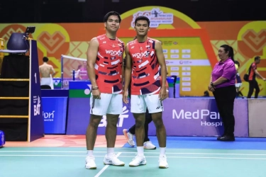 Daniel/Fikri Tidak Ingin Lengah Hadapi Dechapol/Kedren di Semifinal Thailand Masters 2025