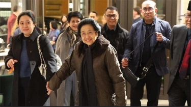 Akan Berbicara di World Leaders Summit, Megawati Tiba di Roma Italia Didampingi Puan & Rizki Pratama