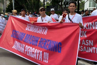 Cerita Dosen dari Sumbar sampai Papua Ikut Aksi Tuntut Tukin Cair di Jakarta