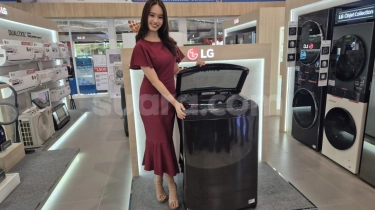 Targetkan Pimpin Kapasitas Besar, LG Rilis Mesin Cuci Top Loading Baru dengan Teknologi AI