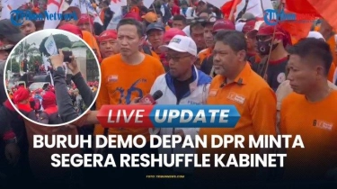 VIDEO Momen Ribuan Buruh Kembali Demo di Depan DPR, Soroti Polemik Pagar Laut hingga Elpiji 3 Kg