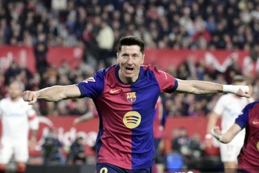 Hasil Sevilla Vs Barcelona 1-4: Lewandowski seperti Messi, Barca Pesta