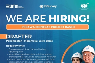 Lowongan kerja BUMN Surveyor Indonesia untuk Lulusan D3, Cek Posisi dan Syaratnya