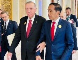 Momen Keakraban Erdogan dan Jokowi Jelang Kunjungan ke Indonesia: Ucap Sahabat hingga Gandeng Tangan