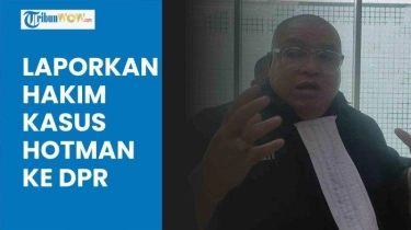 VIDEO Razman Laporkan Hakim Kasus Hotman ke DPR, Sempat Ngamuk di Gedung MA