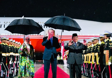 Presiden Prabowo Gelar Santap Siang dengan Presiden Turki Erdogan di Istana Bogor